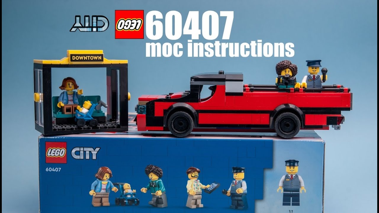 LEGO City MOC 60407 alternative model building instructions tutorial