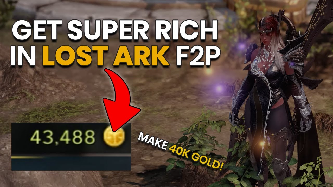 How I Made 40,000 Gold In Lost Ark As A Free 2 Play Player! (Full guide)