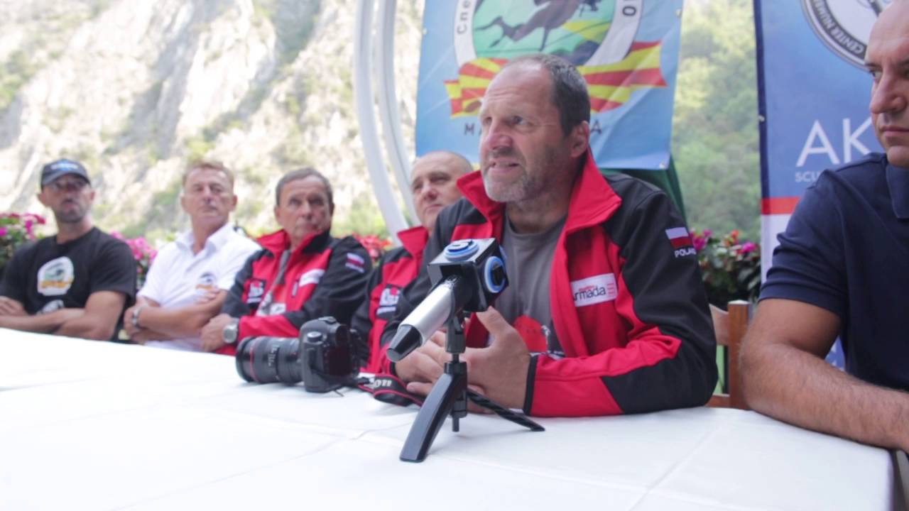 New record - Krzysztof Starnawski in Cave Vrelo - Macedonia