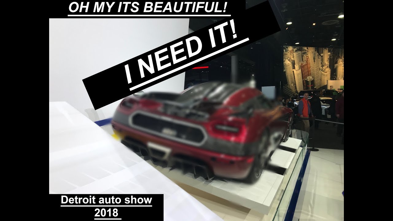 DETROIT AUTO SHOW 2018 // Hyper cars!!!