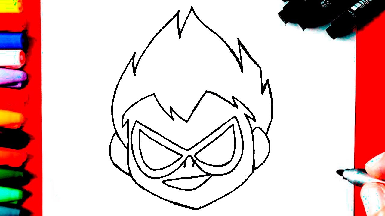 Como Desenhar o ROBIN - Jovens titãs em ação