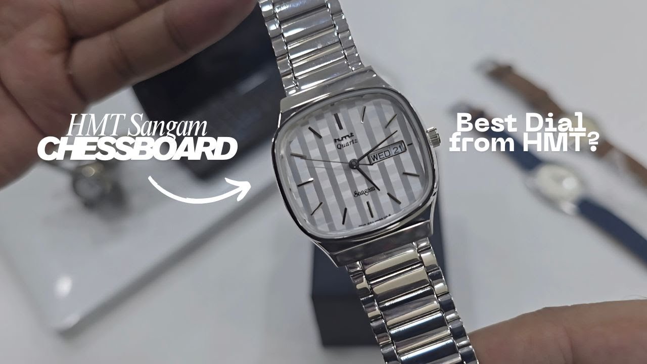 HMT Sangam Chessboard Unboxing and First Look - Is it the best dial design from HMT?