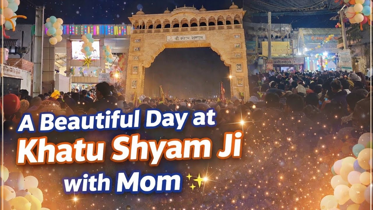 “A Beautiful New year Celebration at Khatu Shyam Ji with Mom 💫”