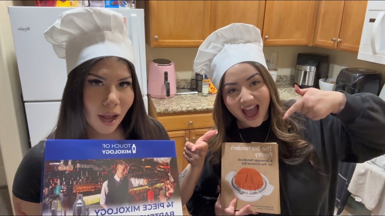 WE TRIED A BARTENDER KIT 🧐🍸GONE RIGHT ..😳😏