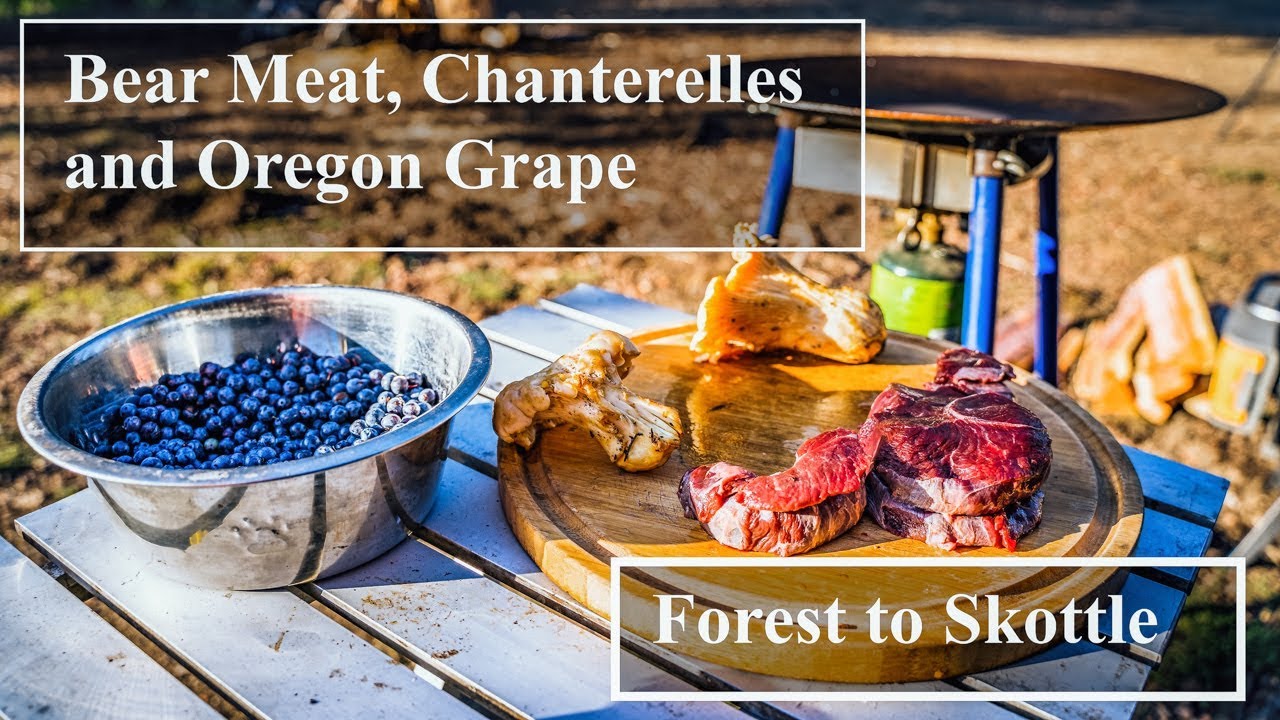 Tembo Tusk Skottle Grill - The Forest will Provide( Bear / chanterelles / Oregon Grape )
