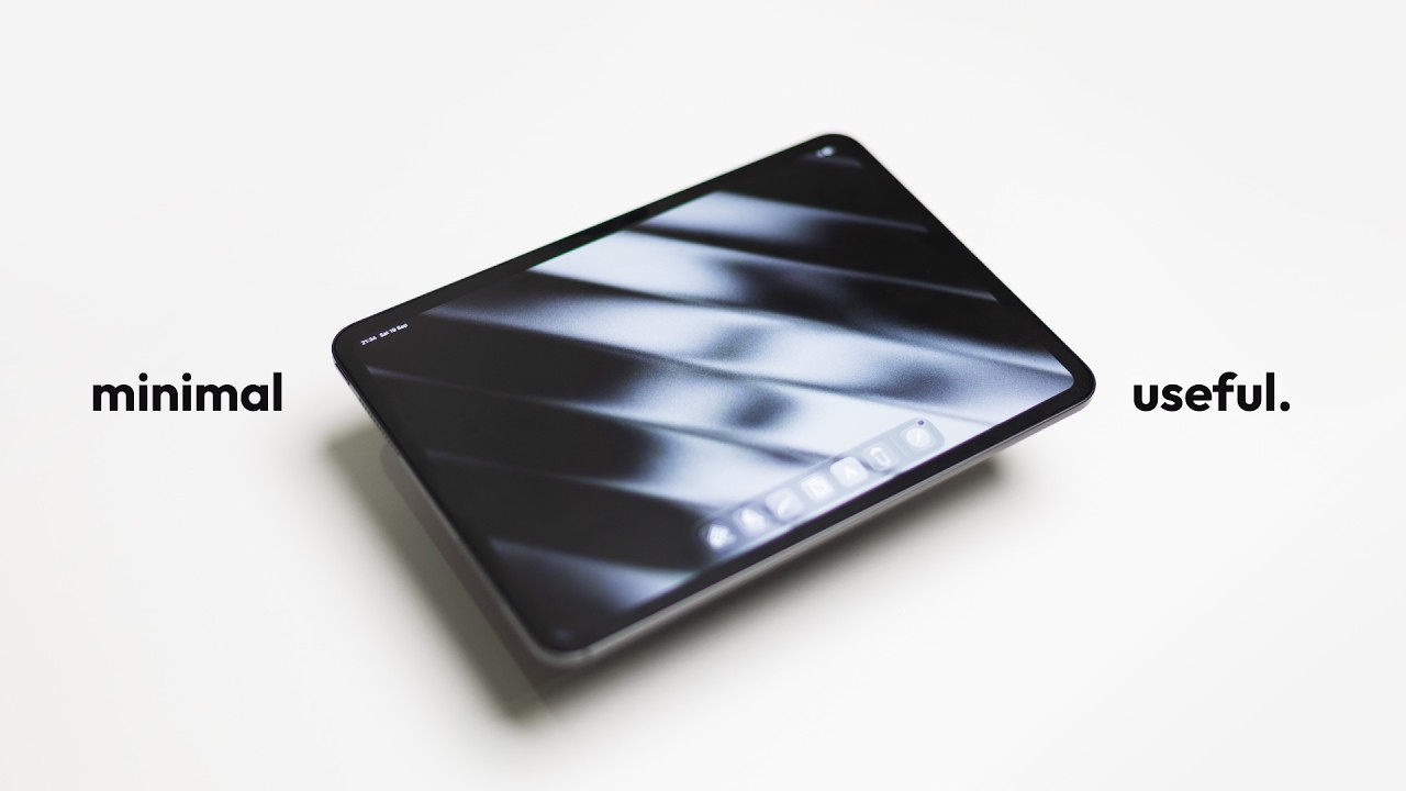 мой ультраминималистичный продуктивный сетап iPad на iOS 27