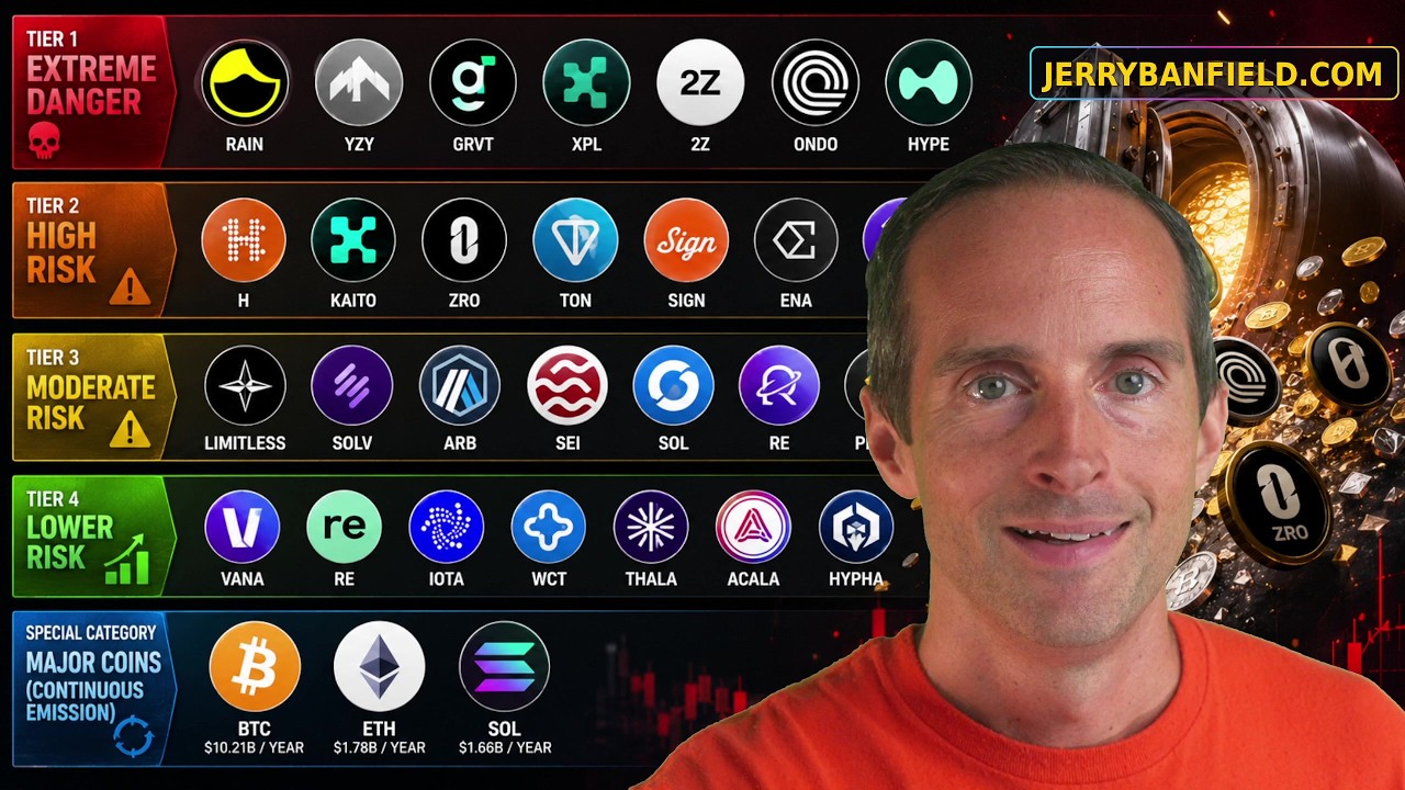 I Ranked 20 Crypto Token Unlocks From Bad to Catastrophic