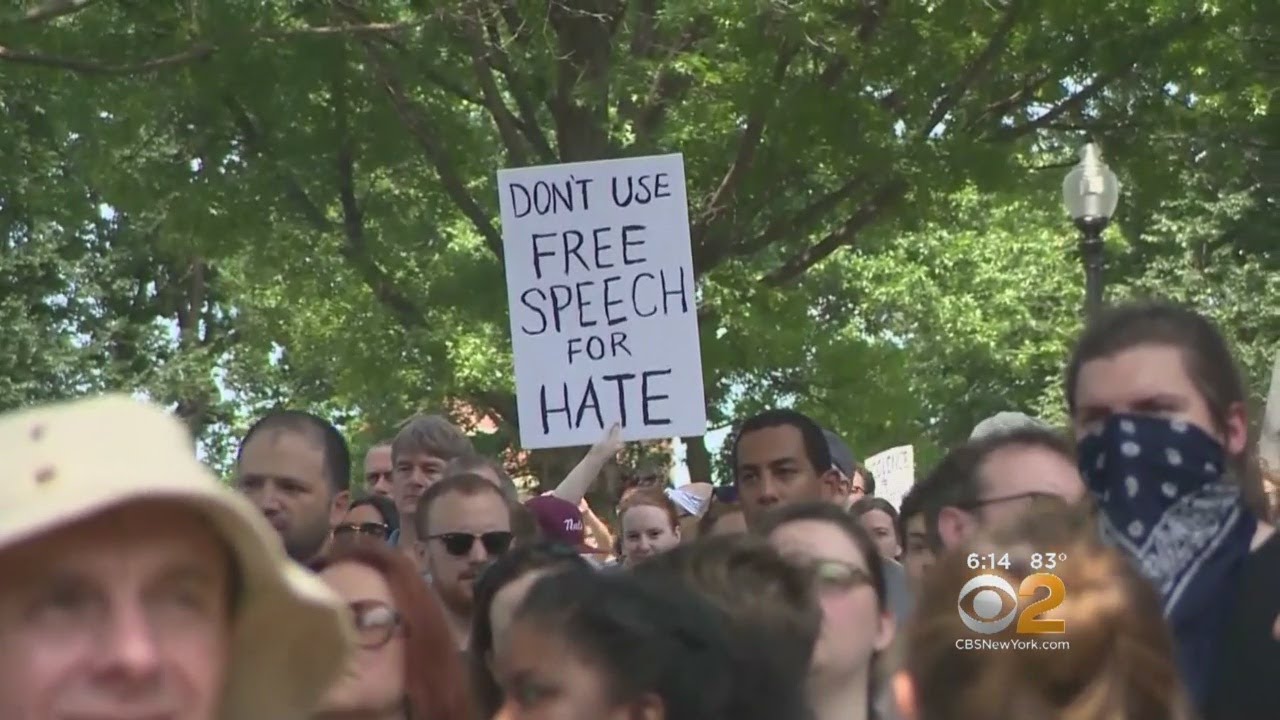 Thousands Protest 'Free Speech Rally' In Boston