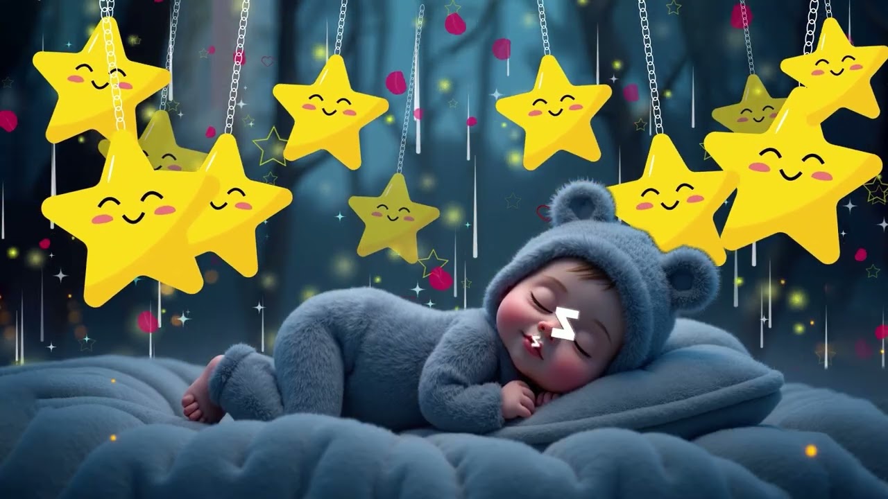 Soothing Mozart Brahms Lullaby 🎶 Baby Sleep Fast 🌛 Overcome Insomnia ✨ Sleep Instantly Tonight