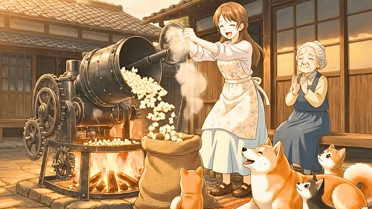Yumi’s Ghibli-Inspired Lunar New Year Cooking: Rice Rolls & Treats | Cozy Days