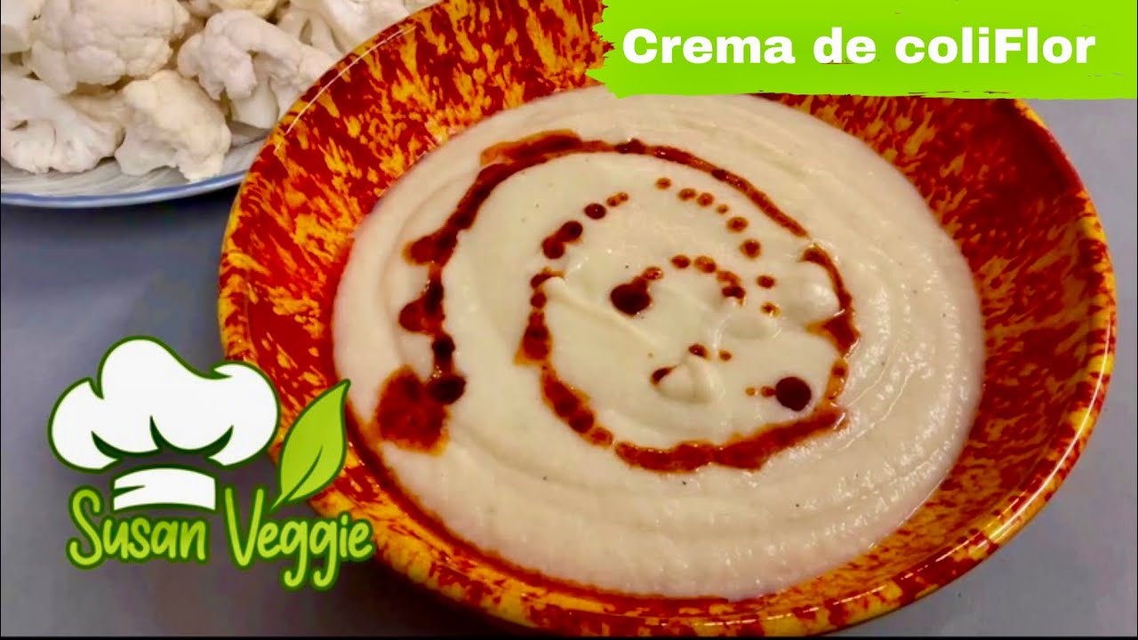Crema de coliflor enriquecida 