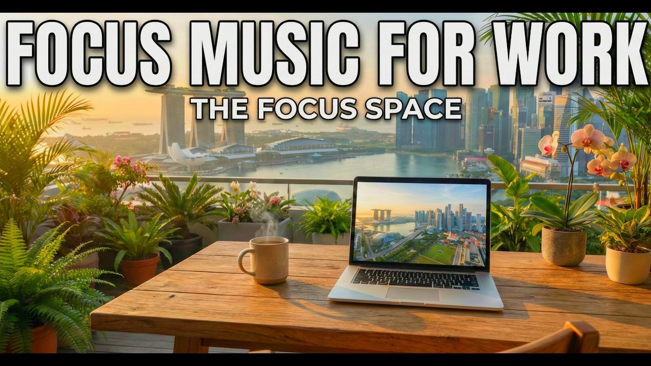 POV: You are Working in Singapure Terrace | 1 Hour of Focus Music for Work, Coding and Study.