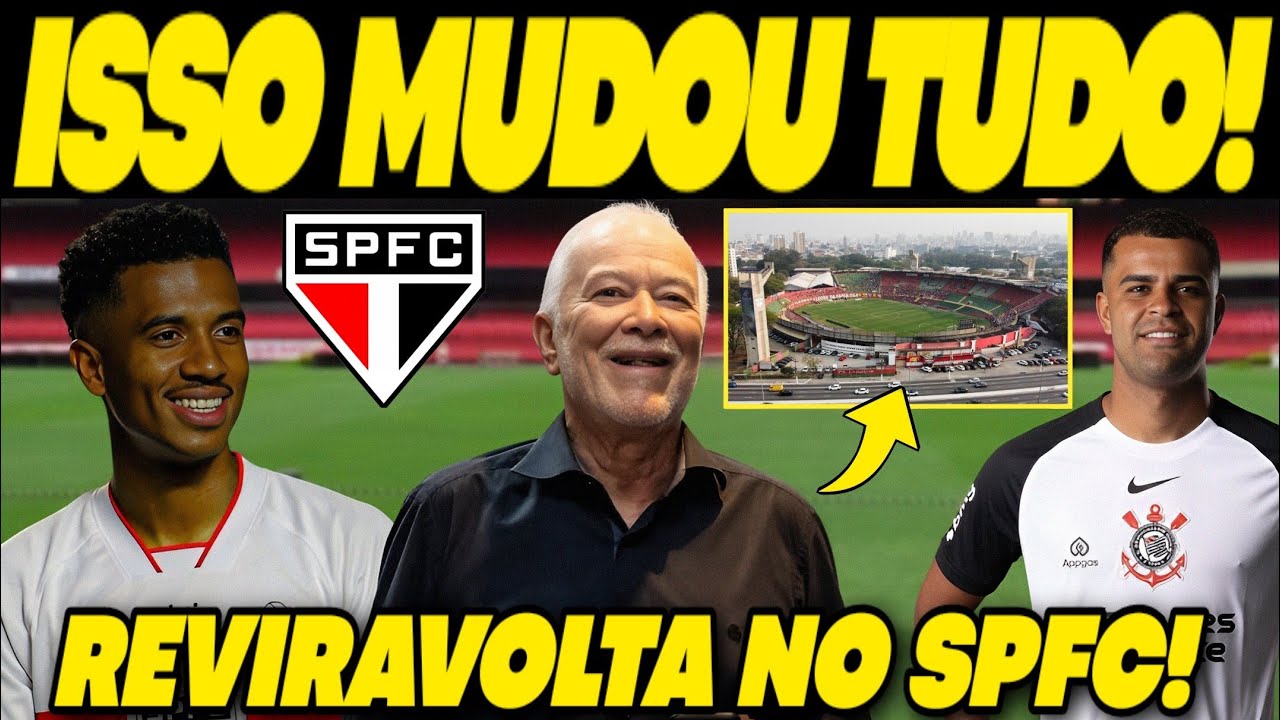 ESSA PEGOU DE SURPRESA! REVIRAVOLTA DOIDA ACABA DE ACONTECER NO SÃO PAULO INESPERADAMENTE 
