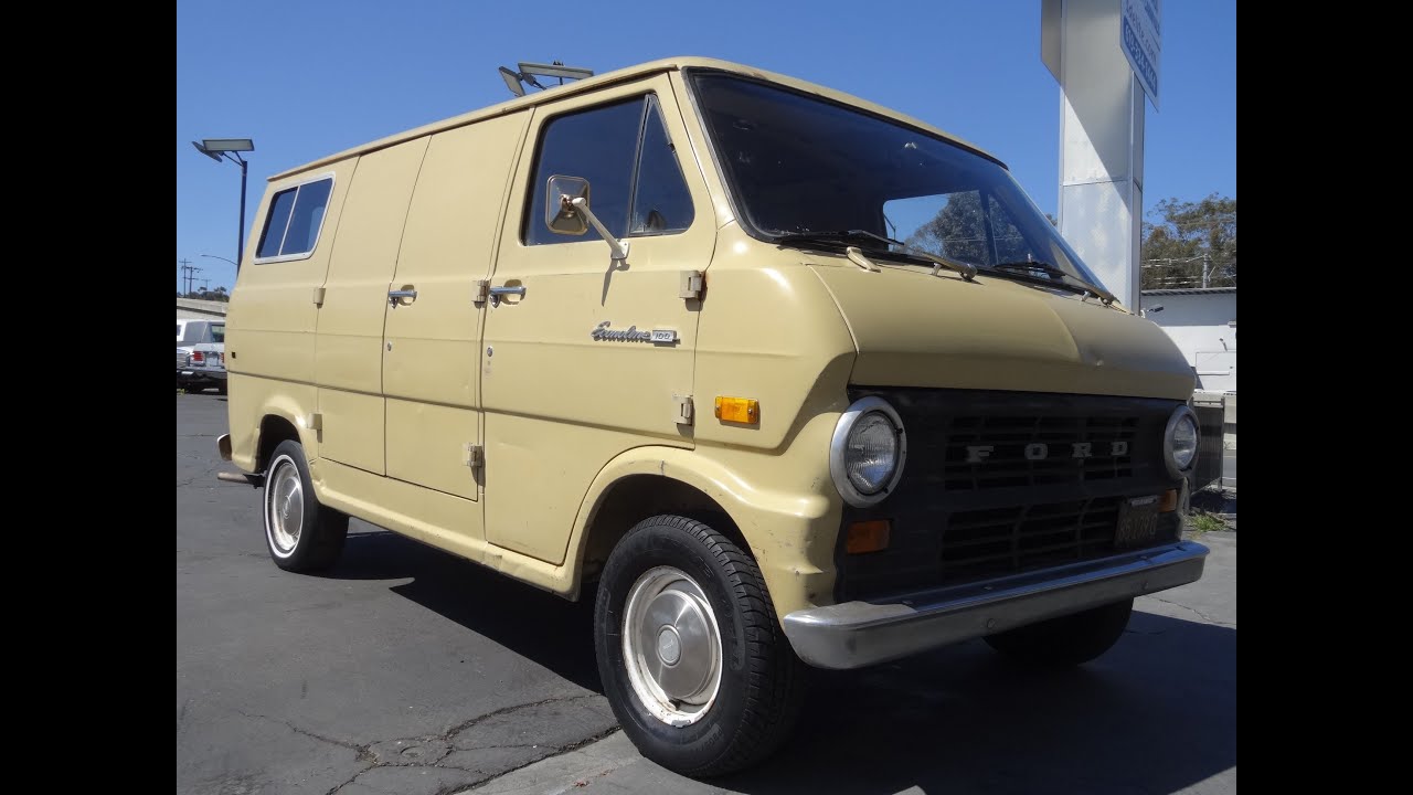 Ford Econoline E100 Van E-100 Cargo or Conversion RV 1971 Work Truck Classic Vintage Youngtimer