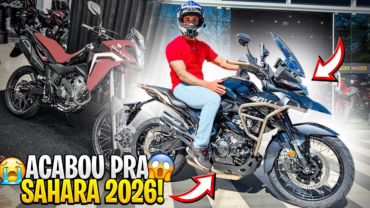 ACABOU PRA SAHARA 2026! NOVA ZONTES 350, MAIS COMPLETA E +BARATA😱