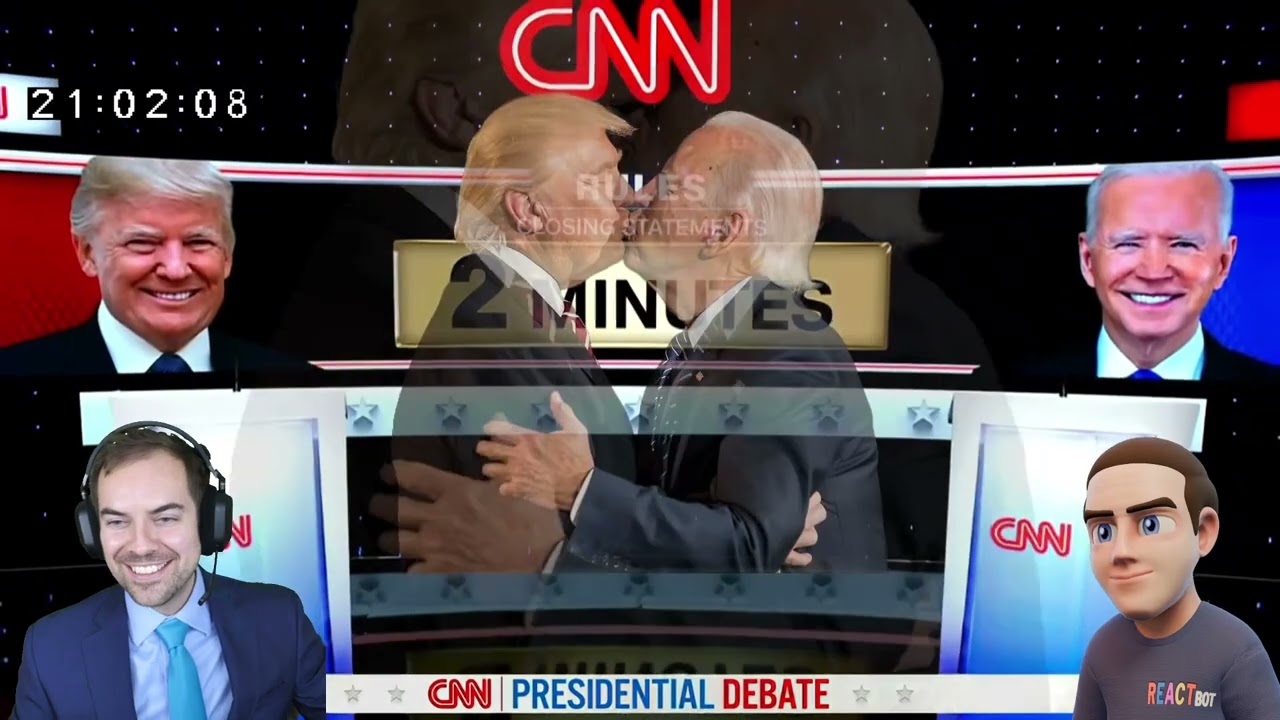 THE PRESIDENTIAL DEBATE with a BRAINROT SOUNDBOARD and REACTBOT (Jun 27th 2024)