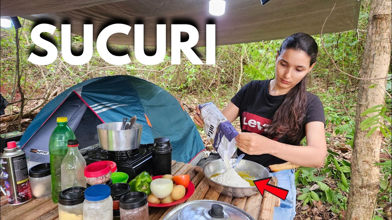 Acampamento com Vida Selvagem, Ventania e Pescaria Raiz 