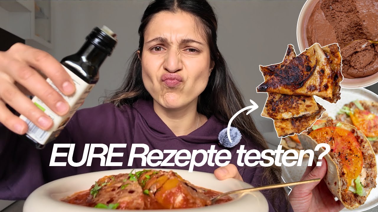 ich teste EURE Rezepte! Community Rezepte testen Part 3 + große Überraschung!
