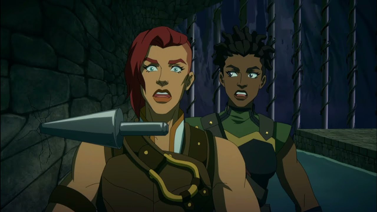 Teela и andra против clawful и spikor (he-man откровения от netflix)