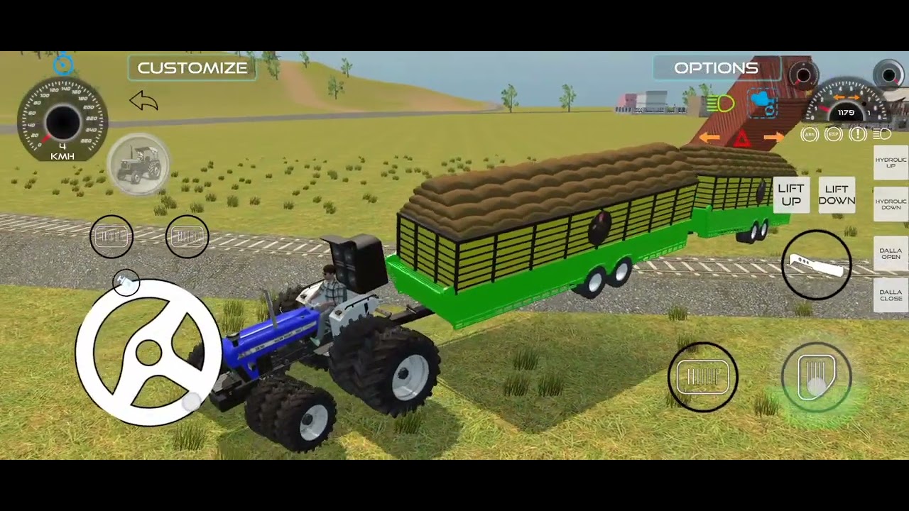 New Holland 3630 4×4 Mission Dabal Trolley Loading Khatarnak Loding 🔥 #srgamingking 