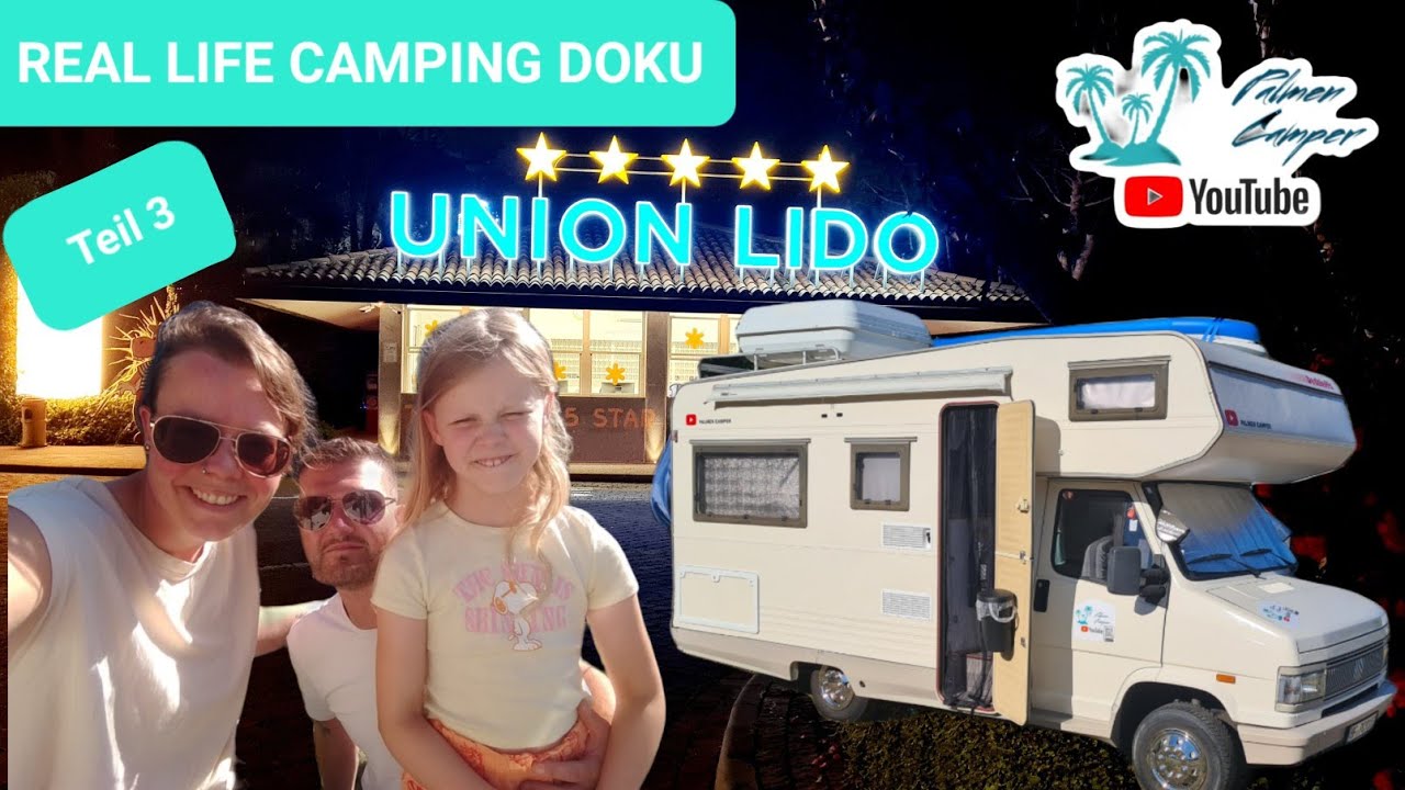 Teil 3. Real Life Camping Doku. 3 Wochen im Restaurierten Wohnmobil (Union Lido, Gardasee, Südtirol)