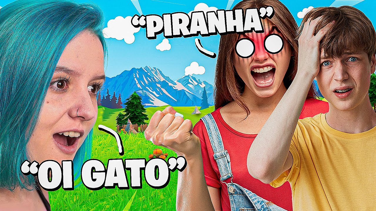 GADANDO MENINOS COM NAMORADAS NO FORTNITE *deu ruim*