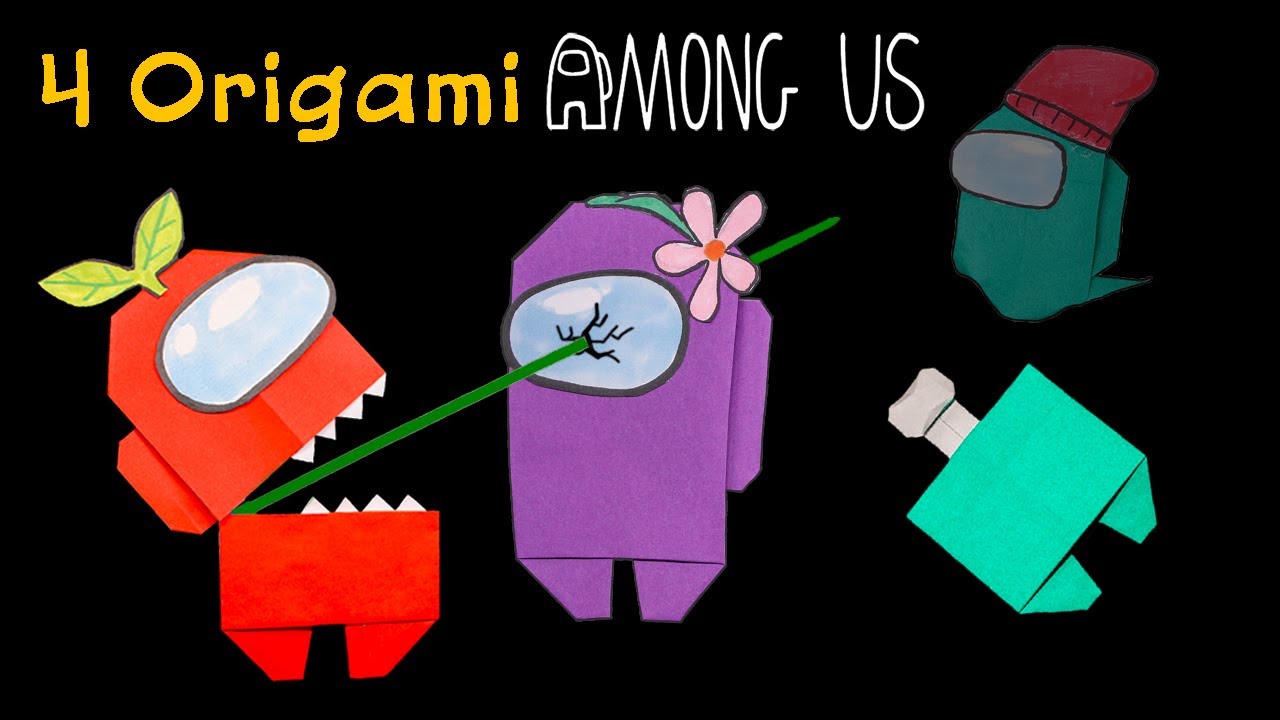 04 Easy origami among us Step by Step || Crewmate/Impostor/Ghost/Dead Body