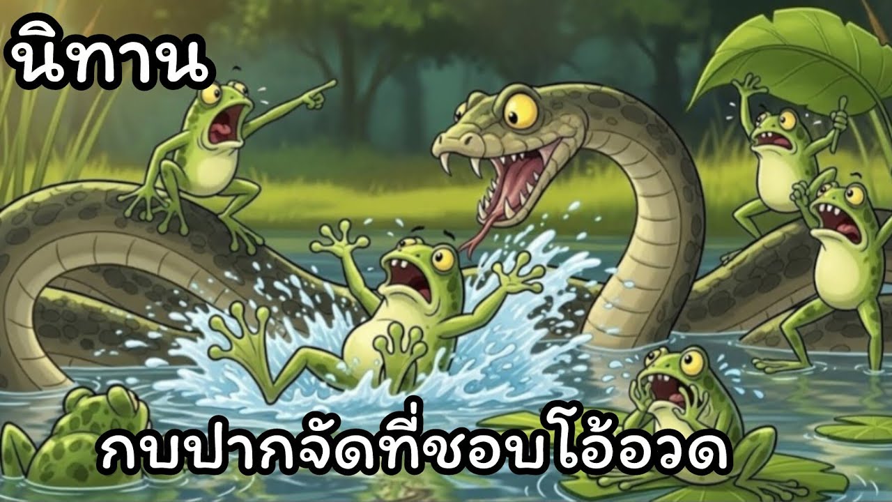 นิทาน|✨️กบปากจัดที่ชอบโอ้อวด✨️ #เล่านิทาน #นิทานสอนใจ #นิทานก่อนนอน 