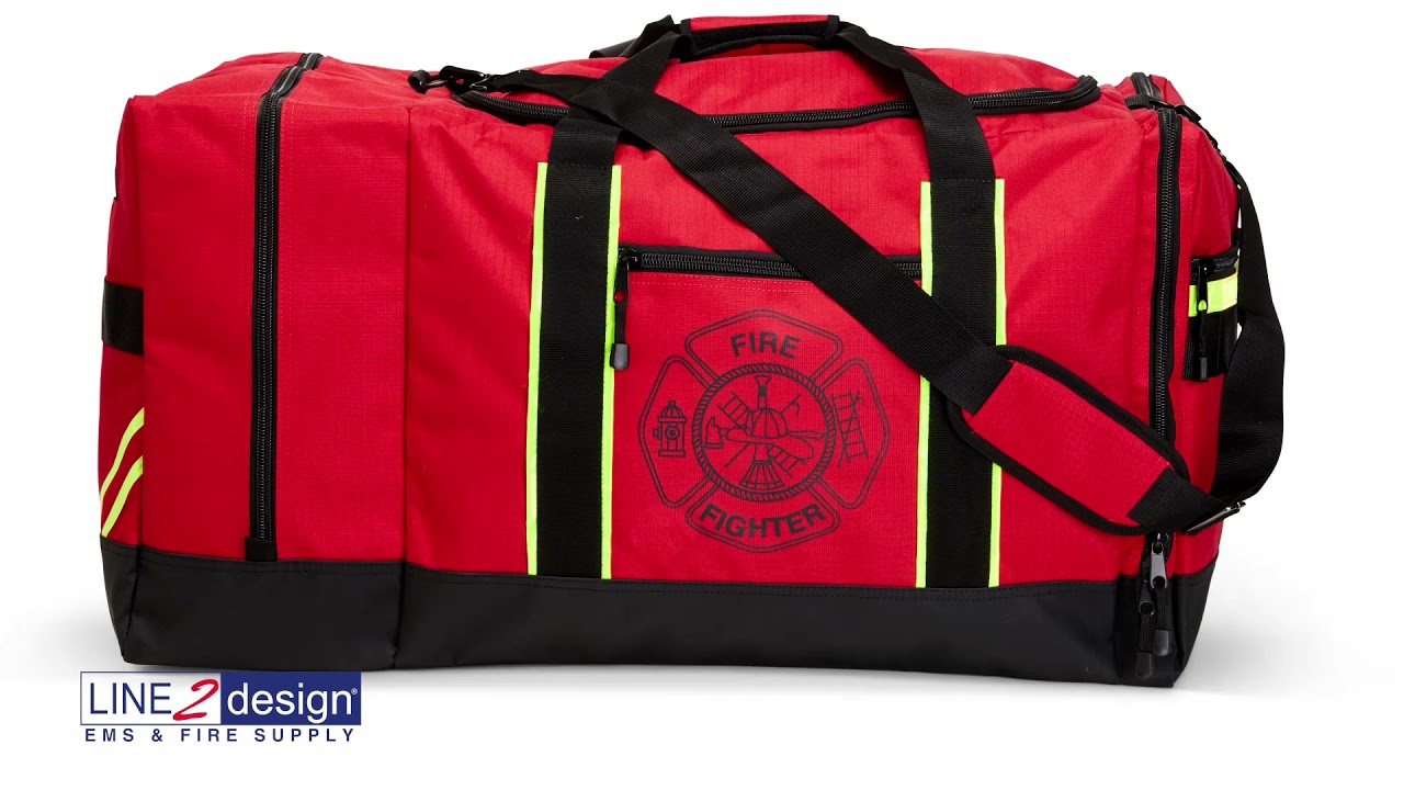 LINE2design Firefighter Helmet and Turnout Gear Bag