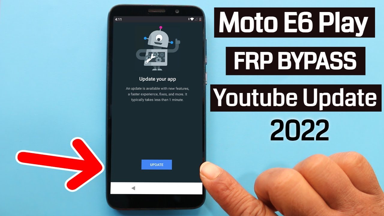 Moto E6 Play Frp Bypass Fix Youtube Update Without Pc Android 9 Latest Security Patch 2022