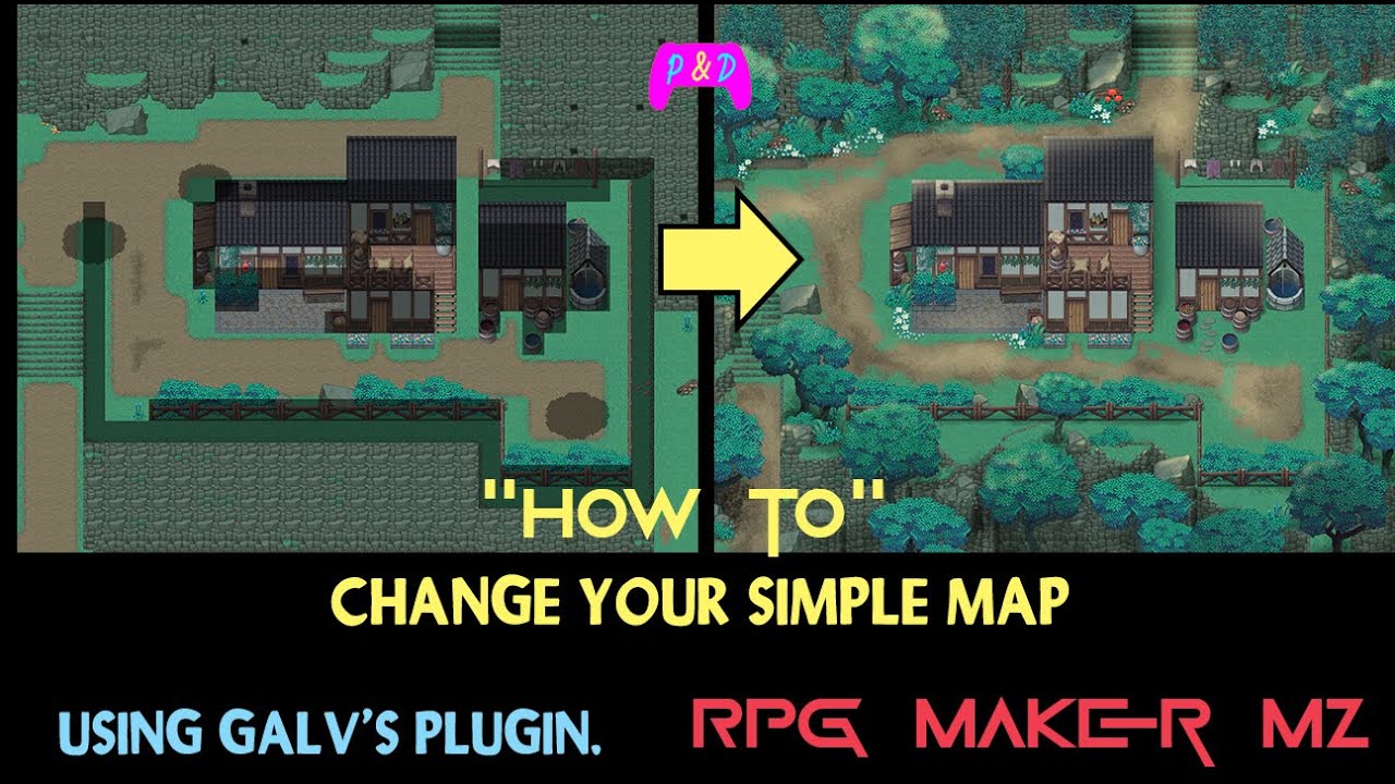 Parallax Mapping (Commission) using Galv's Plugin l RPG Maker MZ