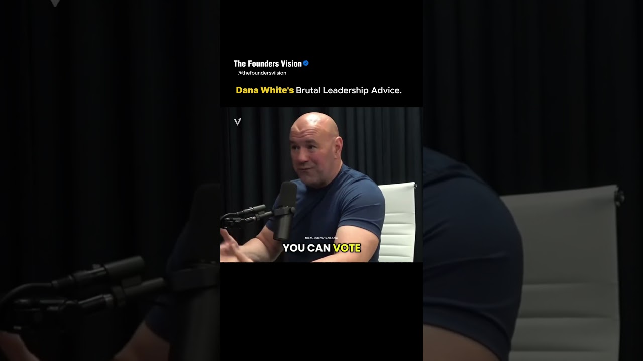 Dana White's Brutal Advice #leadership #danawhite #ufc