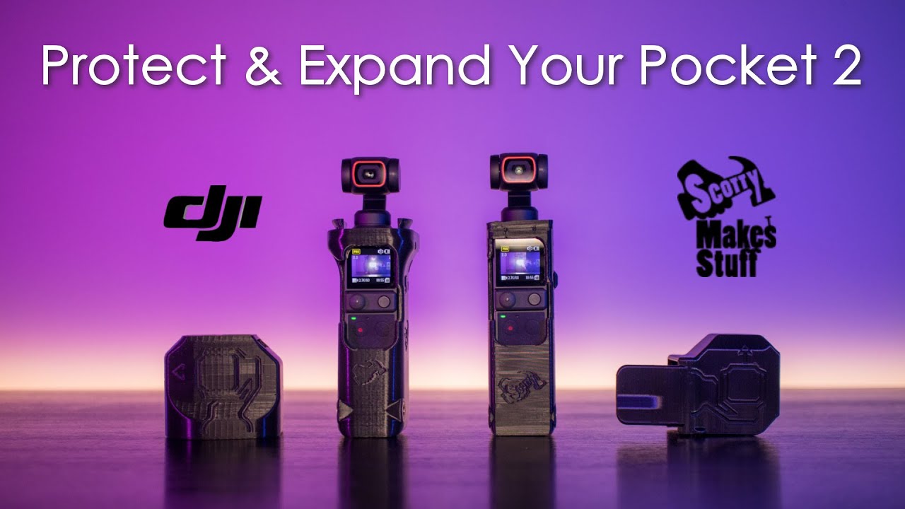 DJI Pocket 2 Protective Cases - Scotty Makes Stuff (Slim and Pro) Review