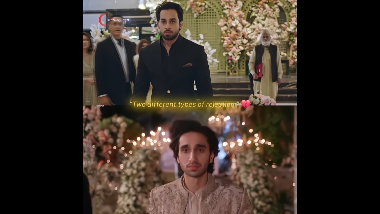 Two different types of rejection😭🫶 #bilalabbaskhan #merizindagihaitu #haniaamir #dekhzarapyarse#love