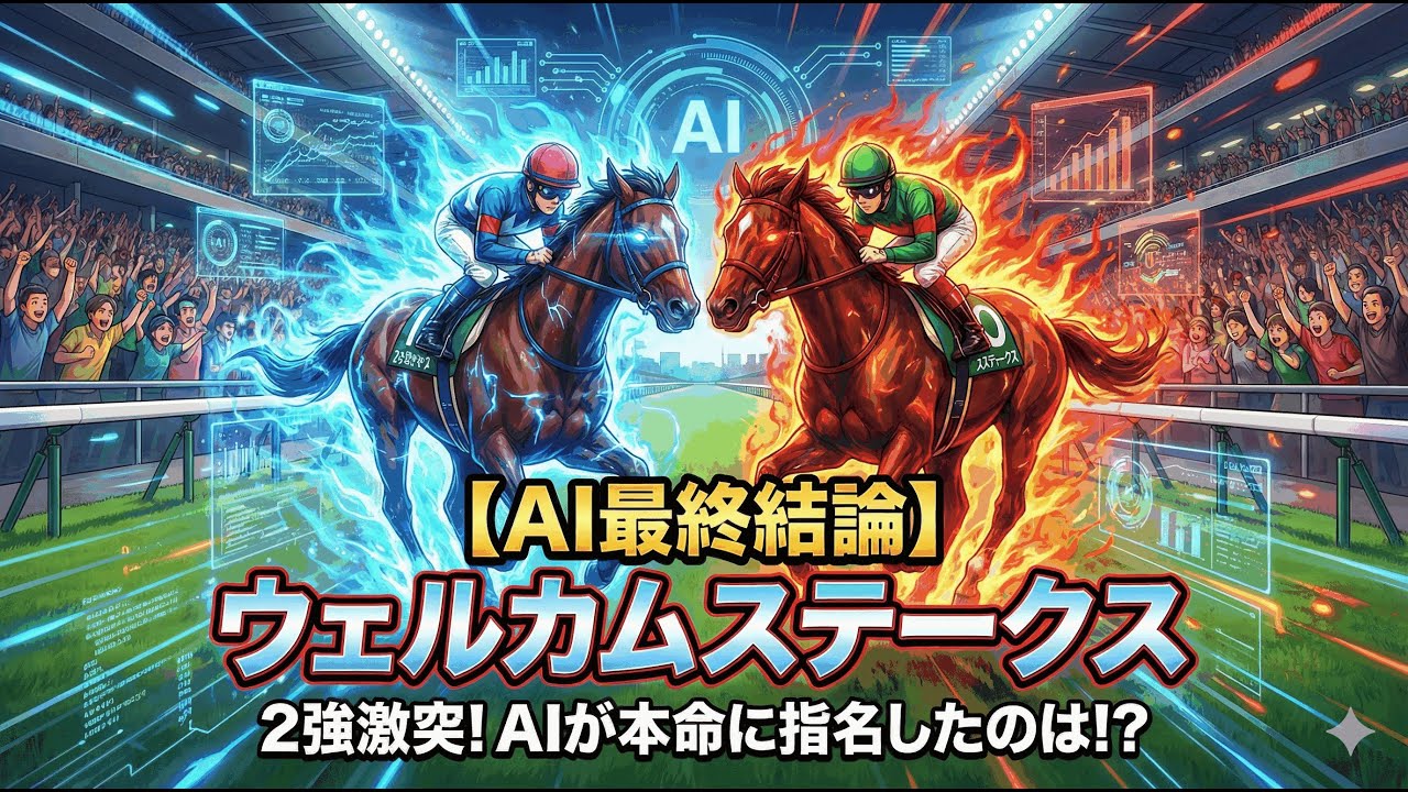 【AI競馬予想】ウェルカムステークス2025！AI評価No.1ミッキーツインクルvs安定感のヴィレム！2強対決を制しジャパンカップデーで輝くのはこの馬だ！