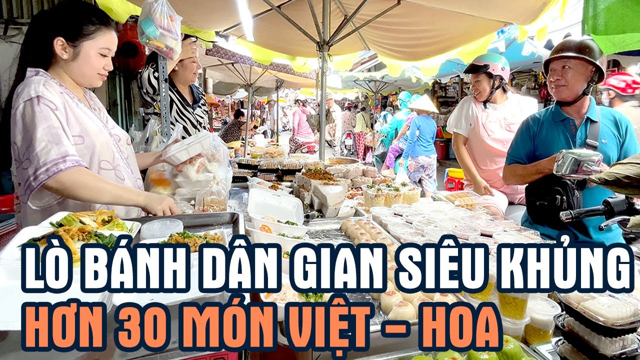 Choáng ngợp ở LÒ BÁNH hơn 30 MÓN HOA VIỆT của chị chủ SIÊU NHÂN