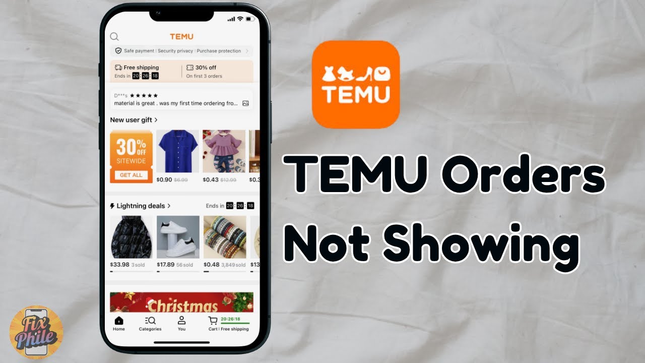 Fix Temu Orders Not Showing Up &ndash; Easy 2025 Fix for iPhone & Android