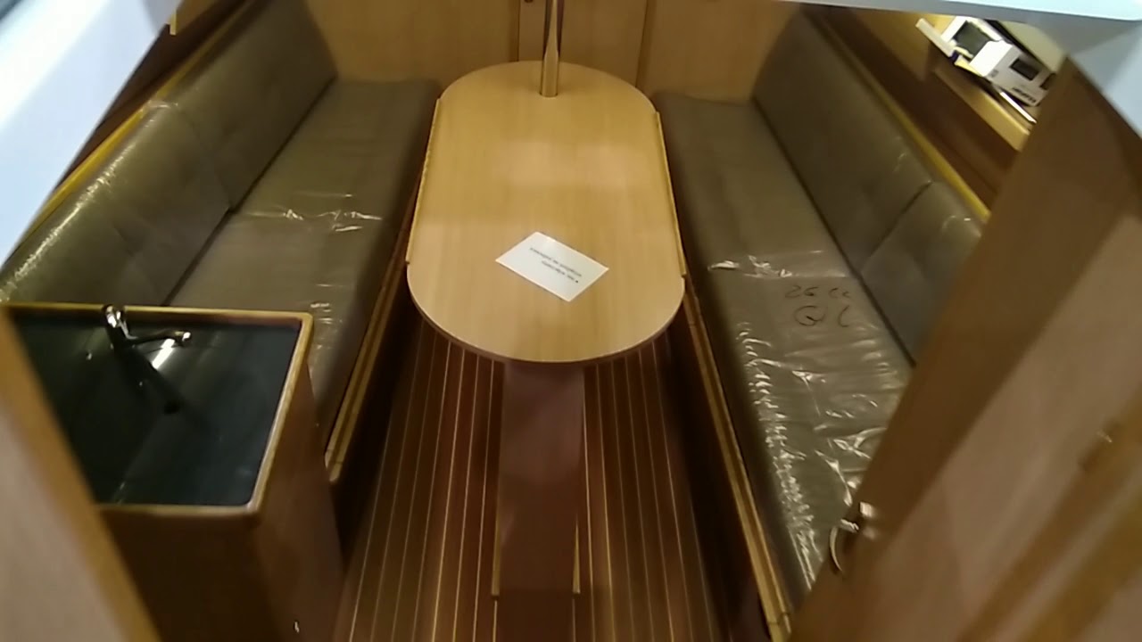 Antila 26cc. Boat show in Lodz, Poland, November 2017