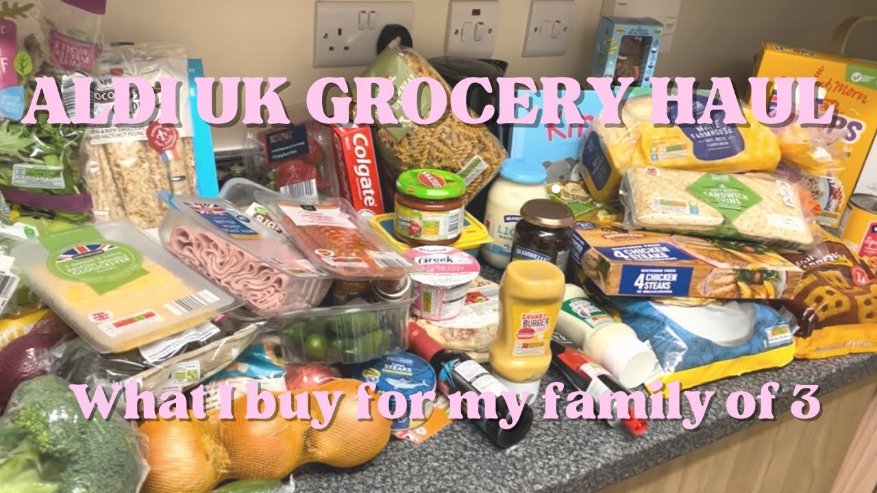 ALDI UK GROCERY HAUL | LOW CALORIE FOOD!