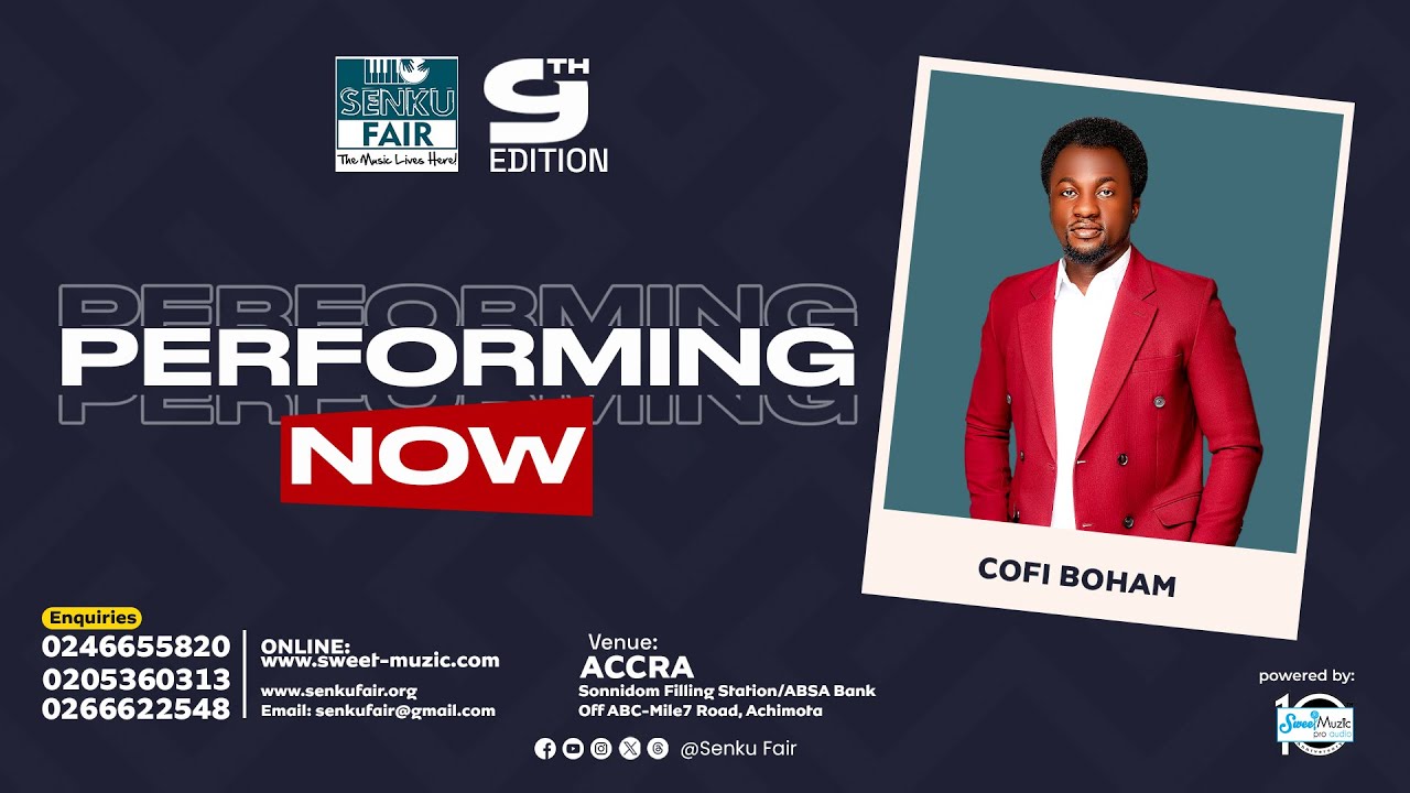 Senku Fair 9 ISO DAY 4 ACHIMOTA: LIVE PERFORMANCE - Ps COFI BOHAM