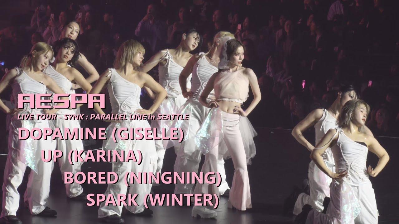 250128 'DOPAMINE' + 'UP' + 'BORED!' + 'SPARK' aespa LIVE TOUR - SYNK : PARALLEL LINE in Seattle