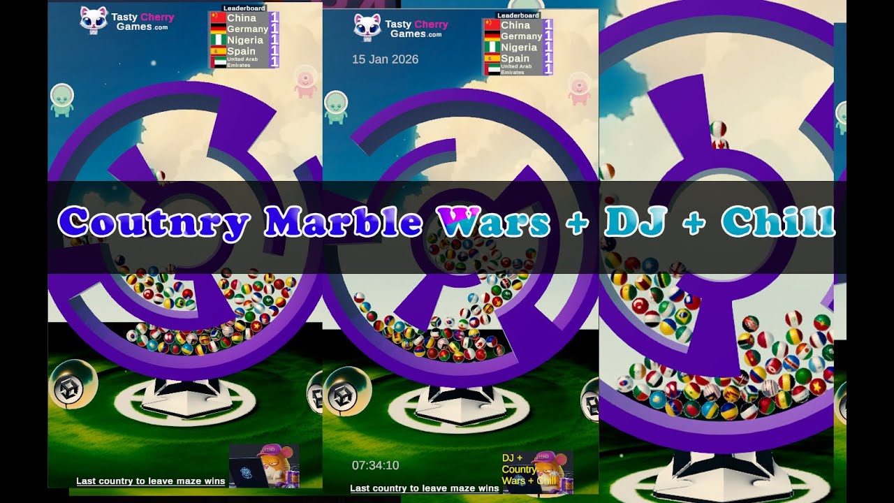 World Marble Wars 🌍⚔️ | Learn  Country Flags  Part 2| 17.01.2026 #countryMarbles
