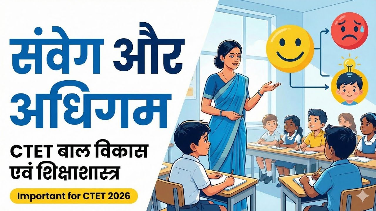 संवेग और अधिगम का संबंध | #ctet #exams #aivideo 