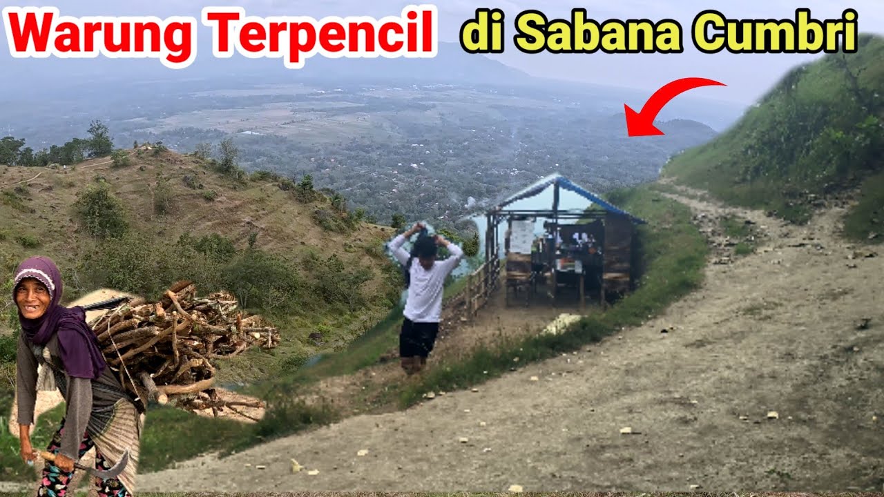 Warung Terpencil di Sabana Bukit Cumbri Perbatasan Ponorogo dan Wonogiri