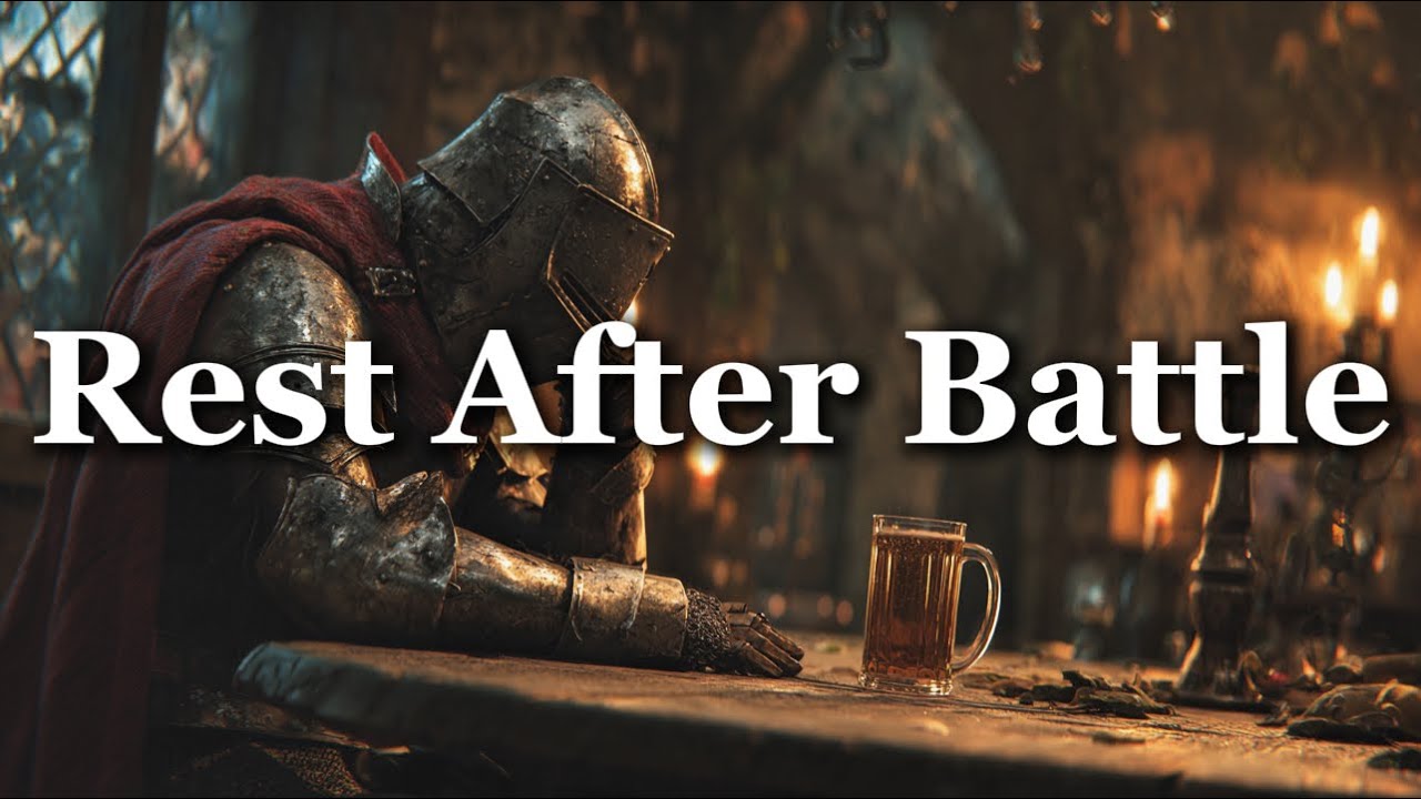 [Medieval BGM] 선술집에서 쉬는 기사, 중세 휴식 음악, 하루를 마무리하는 기사들의 밤 | Rest After Battle, Tavern Relaxing Music🗡️