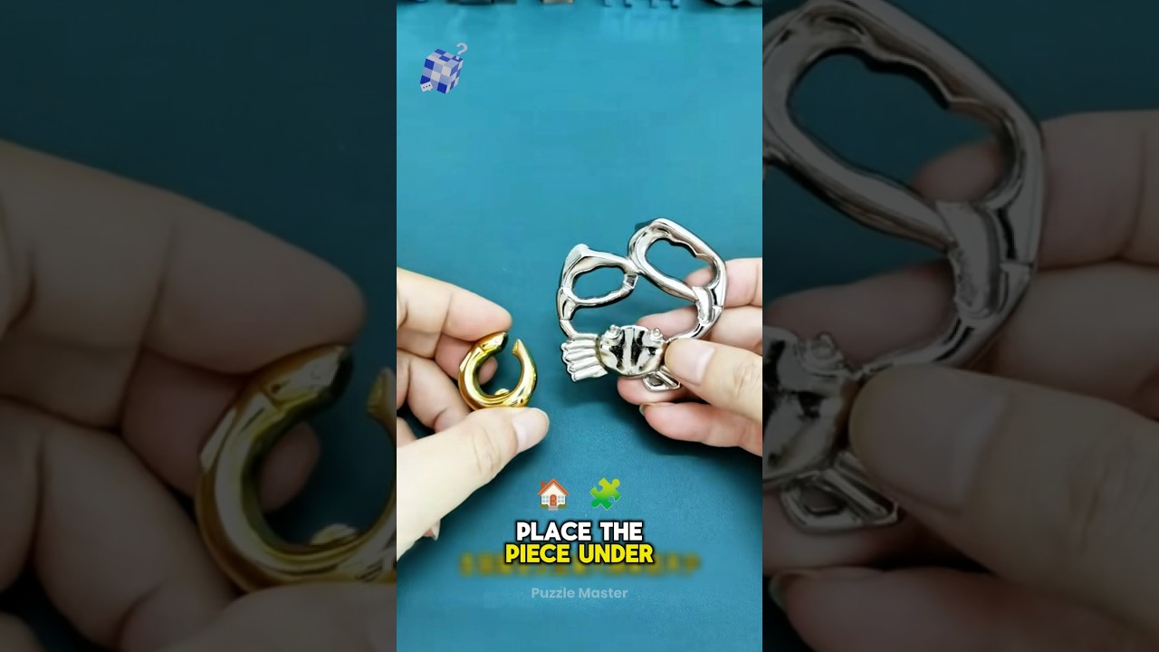 A Master Mind Can Solve this Puzzle Ring #iq #iqtest #braintestsolution #brainteaser
