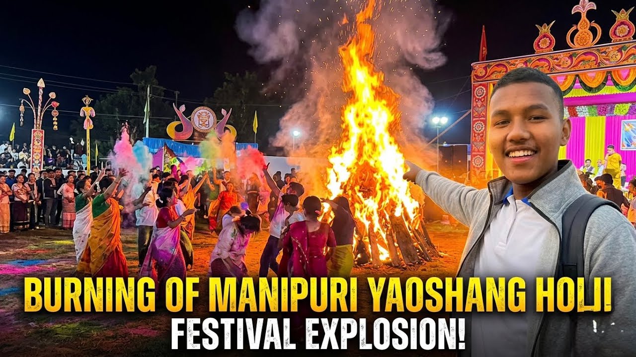 Manipuri yousang burning #viral #millionviews #vlog #holi 
