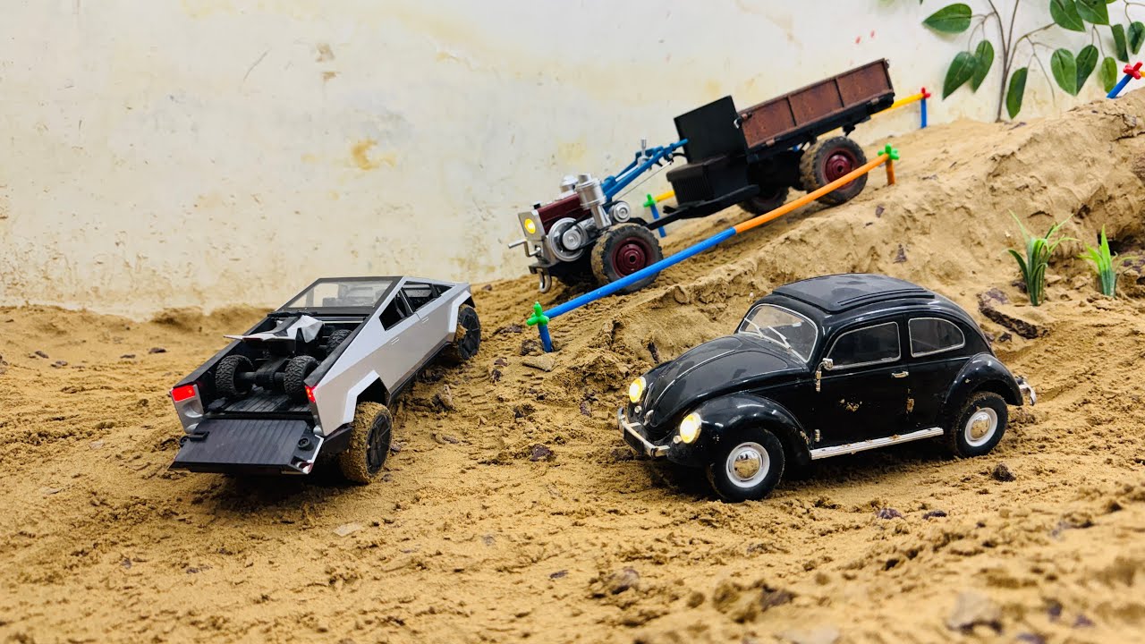 New obstacle unlock The Rc Car | JJRC C8836-YW, CXD D62 MINI Beetles, Tesla ￼cyber truck
