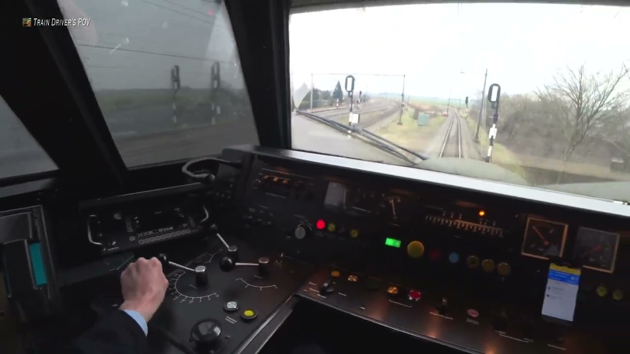 My 7 FINAL HEADCAM rides 1/7: Amsterdam - Almere ICM  Train Driver's POV 2018
