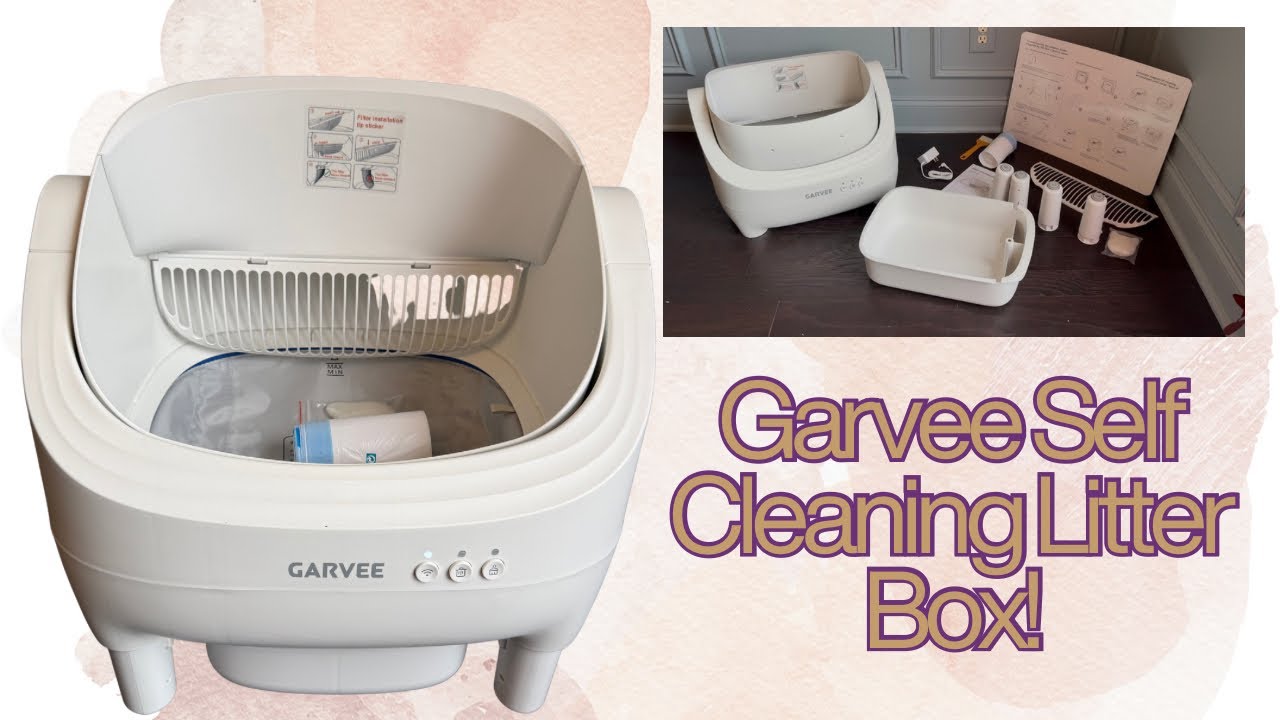 Garvee App Control Automated Cat Litter Box, why pick this one?! #ad 